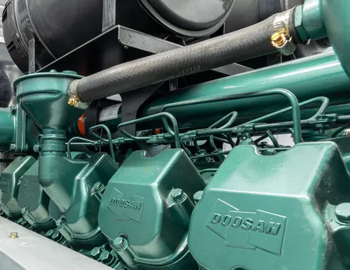 300 kW diesel generator on a container for diesel fuel spillage damage control in Norilsk