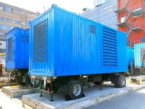 Supply of DES 520 kW, on chassis, for JSC TV and Radio Company «Sankt-Petersburg», Moscow 