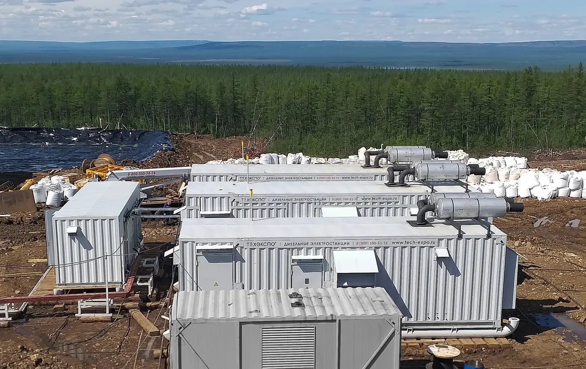 Энергокомплекс 3 МВт из ДГУ Cummins с трансформаторами для буровой установки 