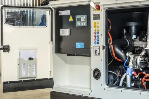 80 kW enclosed diesel generator set for Western High-Speed Diameter in Petersburg – фото 20 из 35