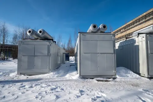 4 skid-mounted containers 12 meters each for the power supply of a driller in Siberia  – фото 7 из 21