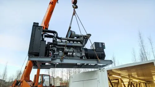 Autonomous generating center (AGC) consisting of three diesel generators with a total capacity of 3600 kW for the Wildberries warehouse complex – фото 10 из 95