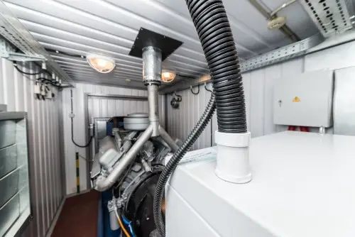 100 kW diesel generator set on a YAMZ engine for Vyborg television and broadcasting shop of the Russian television and broadcasting network – фото 61 из 65