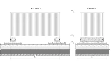 100 kW diesel generator set on a YAMZ engine for Vyborg television and broadcasting shop of the Russian television and broadcasting network – чертеж из проектной документации 5 из 6