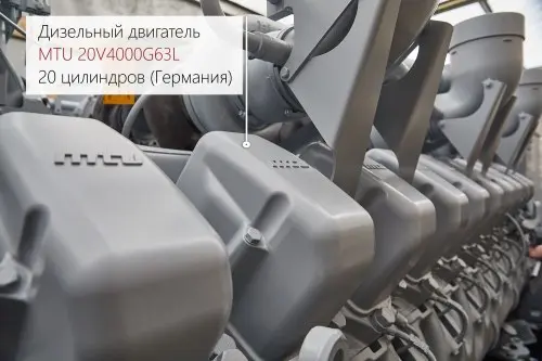 2547 kW containerized German MTU diesel genset for the NOVATEK gas company – фото 17 из 74