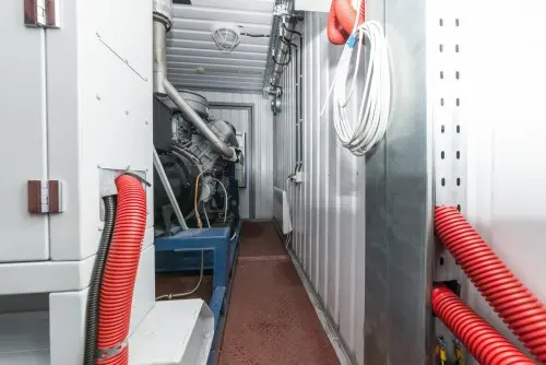 100 kW diesel generator set on a YAMZ engine for Vyborg television and broadcasting shop of the Russian television and broadcasting network – фото 53 из 65