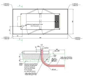 80 kW enclosed diesel generator set for Western High-Speed Diameter in Petersburg – чертеж из проектной документации 4 из 8