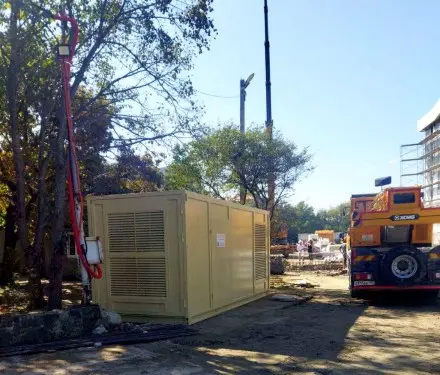 650 kW Doosan diesel genset for Gelendzhik Arena entertainment complex – фото 11 из 12