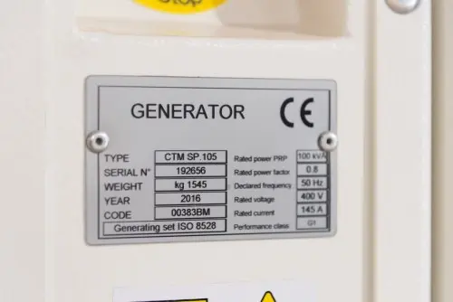 80 kW enclosed diesel generator set for Western High-Speed Diameter in Petersburg – фото 30 из 35