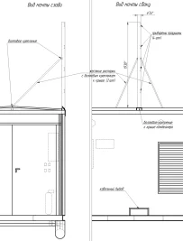 320 kW slid-mounted DG for the Baikal-GVD neutrino telescope (astronomical studies of Joint Institute for Nuclear Research) – чертеж из проектной документации 1 из 5