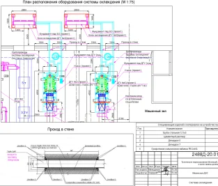 Demounting a 34 tons diesel genset and installing new 1 MW diesel gensets for MRSK Severo-Zapada (Rosseti) – чертеж из проектной документации 17 из 35