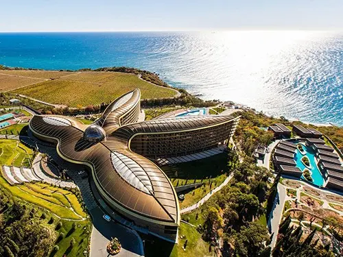 Six 8,8 MW DGs as part of a power center at Mriya Resort & SPA