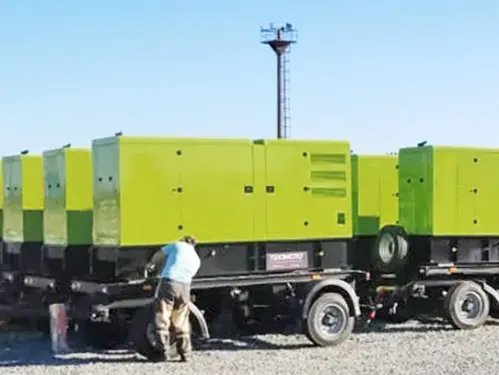 25 encased diesel generators of 250 kW on a chassis for Far-Eastern Distribution Company