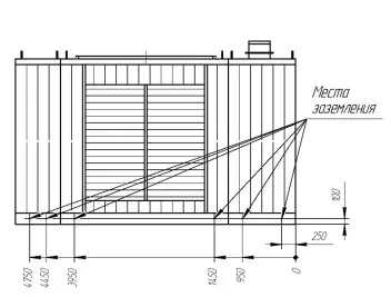 Engineering and manufacturing a 1 MW DG for Prokshino multi-purpose complex in Moscow (А101 developer) – чертеж из проектной документации 2 из 4