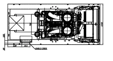 Doosan 420 and 600 kW DG for a mine at the Karakanskoe field in Kuzbass – чертеж из проектной документации 11 из 11
