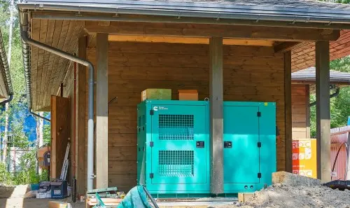 48 kW Cummins C66D encased diesel generator with an ATS for a cottage in the resort district of Saint Petersburg – фото 10 из 10