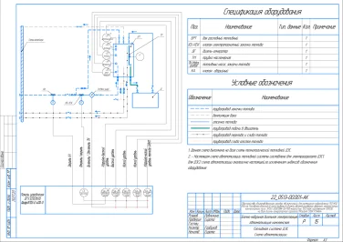 Two 1200 kW 10,5 kV containerized HV diesel gensets for a strategic site – чертеж из проектной документации 1 из 7