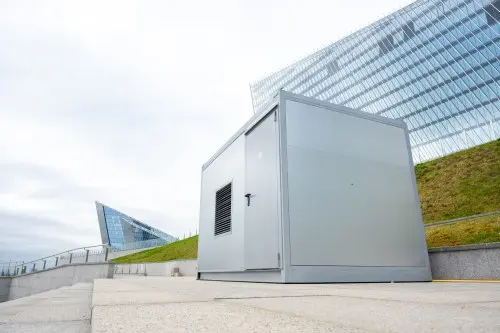 Supply of 32 kW generator set in a panel container «North» for a coffee shop in St. Petersburg (ETLON COFFEE LLC) – фото 10 из 26