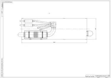 Two 1200 kW power plants based on Cummins engines with a heat recovery system, closed switchgear 6/0.4 kV, the main technical solutions, installation supervision and commissioning works for the Sininda-1 deposit – чертеж из проектной документации 4 из 7