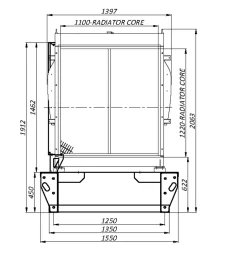 Doosan 420 and 600 kW DG for a mine at the Karakanskoe field in Kuzbass – чертеж из проектной документации 6 из 11