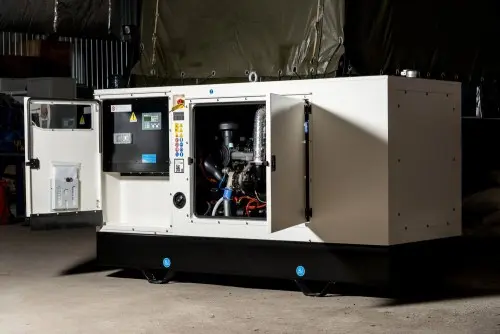 80 kW enclosed diesel generator set for Western High-Speed Diameter in Petersburg – фото 33 из 35