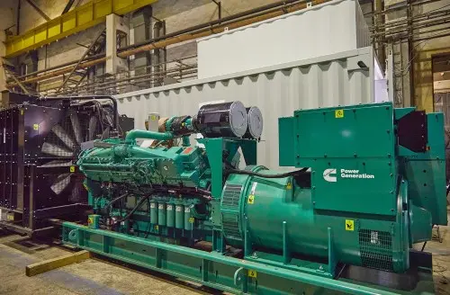 1200 kW Cummins C1675D5 containerized diesel genset with reduced noise level for Petrovax pharmaceutical manufacturer  – фото 17 из 25