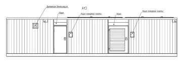 Цельносварной контейнер для размещения газотурбинной электростанции АЭС-2500 – фото 7 из 10