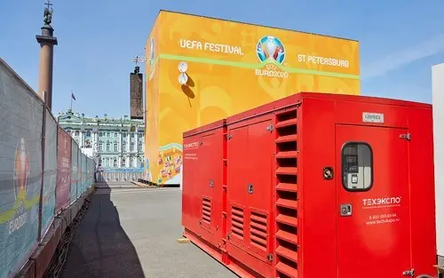 2,8 MW power supply package for UEFA EURO 2020 fan zone in Saint Petersburg