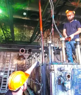 Demounting a 34 tons diesel genset and installing new 1 MW diesel gensets for MRSK Severo-Zapada (Rosseti) – фото 18 из 48