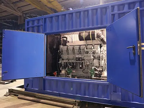 1 MW diesel genset with a Mitsubishi engine for the Khanty-Mansiisk autonomous district administration