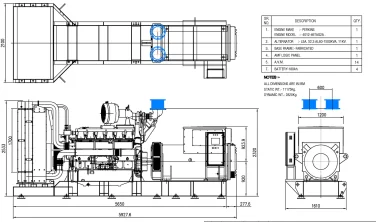 Six 8,8 MW DGs as part of a power center at Mriya Resort & SPA – чертеж из проектной документации 2 из 5