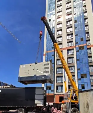 Two 250 kW Scania encased DGs for a residential complex on alluvium on Vasilyevsky Island in Petersburg – фото 7 из 12