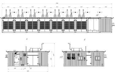 Three UPSs, switchgears, pre-commissioning and integration of the DG with switchgear for a hospital in Saint Petersburg – чертеж из проектной документации 1 из 6