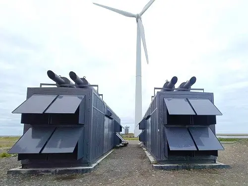 Supply of two power stations of 1200 kW each, commissioning works, for power grids in Kamchatka