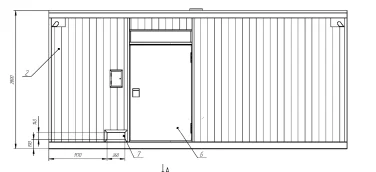 Doosan 420 and 600 kW DG for a mine at the Karakanskoe field in Kuzbass – чертеж из проектной документации 3 из 11