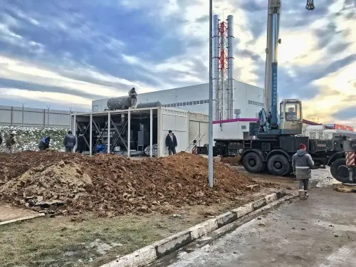 Autonomous generating center (AGC) consisting of three diesel generators with a total capacity of 3600 kW for the Wildberries warehouse complex – фото 60 из 95