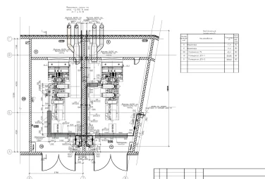 Six 8,8 MW DGs as part of a power center at Mriya Resort & SPA – чертеж из проектной документации 4 из 5