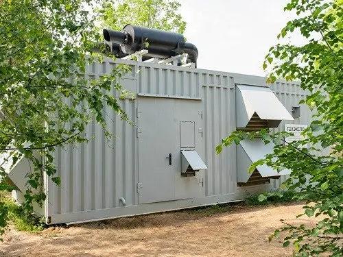 Supply of 1200 kW genset, UPS , start-up and shakedown for a construction company in the Moscow region 