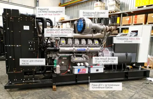 3600 kW diesel genset complex (1200 kW 3 pcs.) for a DPC of the largest Russian interoperator Internet traffic exchange company MMTS-9 – фото 35 из 94