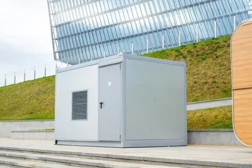 Supply of 32 kW generator set in a panel container «North» for a coffee shop in St. Petersburg (ETLON COFFEE LLC) – фото 6 из 26