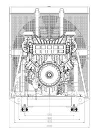 4200 kW / 6 kV power supply package for the Teutejak gold field in the Magadan region – чертеж из проектной документации 1 из 3