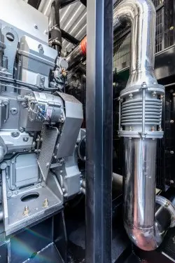 1200 kW two high-voltage diesel gensets in parallel with a 6,З kV switchgear for lumber production – фото 25 из 39