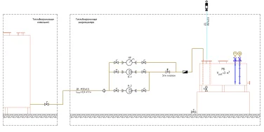 Autonomous generating center (AGC) consisting of three diesel generators with a total capacity of 3600 kW for the Wildberries warehouse complex – чертеж из проектной документации 2 из 11