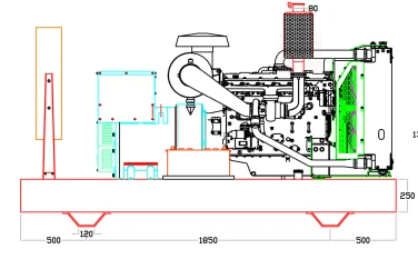 160 kW Green Power DG for bridge construction – чертеж из проектной документации 2 из 4