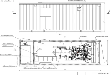 Два контейнера для ДГУ 800 кВт для контейнерного терминала (КТСП) в Петербурге – фото 6 из 10