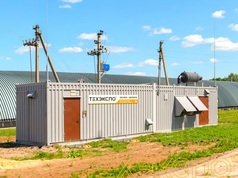 Supply of 1200 kW genset, 10 kV power plant, installation, design, start-up and shakedown for JSC «Morgaushskaya Poultry Farm», Chuvashia 