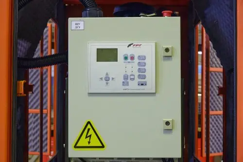 FPT GS NEF 125 diesel generator in a casing on a chassis for Kirishi Oil Refinery – фото 8 из 10