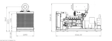 Autonomous generating center (AGC) consisting of three diesel generators with a total capacity of 3600 kW for the Wildberries warehouse complex – чертеж из проектной документации 9 из 11