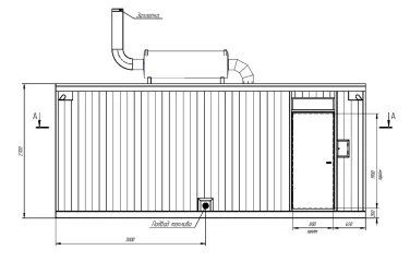 640 kW DG Cummins for a hoisting crane to Murmansk – чертеж из проектной документации 10 из 10