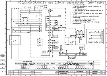 Supply of a 250 kW Genset on a chassis and design for an agricultural company  – чертеж из проектной документации 1 из 1